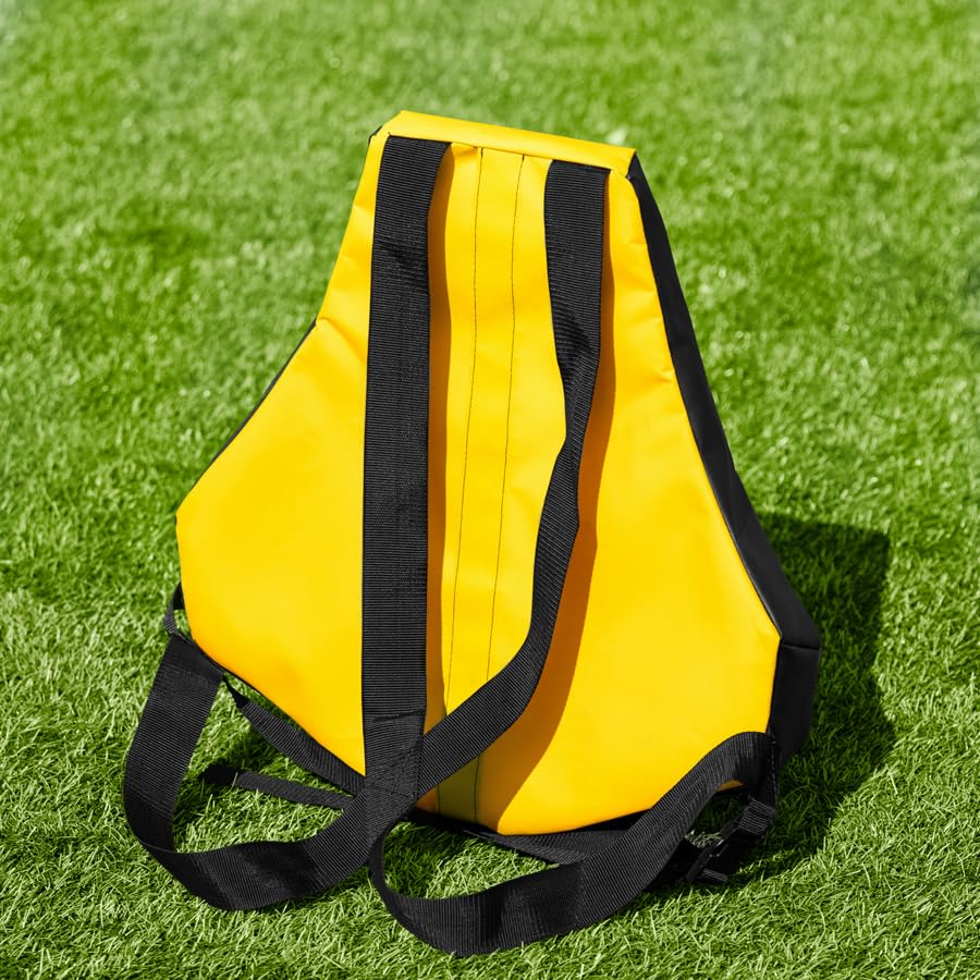 FORZA Body Rugby Tackle Pad – Hands-Free Rugby Training Shield with High-Density Foam & Weatherproof PVC Cover – Senior Contact Drill Pad, 23.5in x 20.5in x 4in