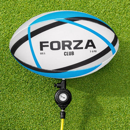 FORZA Pump that Ball™ | Ball Pump & Needle – Hand Pump for Sports Ball Inflation, Extendable Nozzle, Needle Adapter Included, Compact Portable Pump for Soccer Basketball Volleyball Football Equipment
