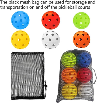 6 Pack Sports Outdoor Pickleballs - 40 Pickleball Balls - USA Pickleball Balls (USAPA) Approved - Official US Open Ball - color: Mixed, style: 36 - Pack