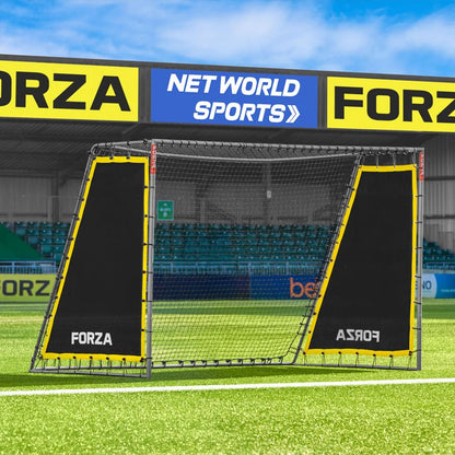FORZA Steel42 Goal Rebounder Net Kit – Football Training Aid with Durable Double-Sided Net & Side Sheets for Solo Practice & Team Drills - Goal NOT Included - size: 10ft x 6.5ft