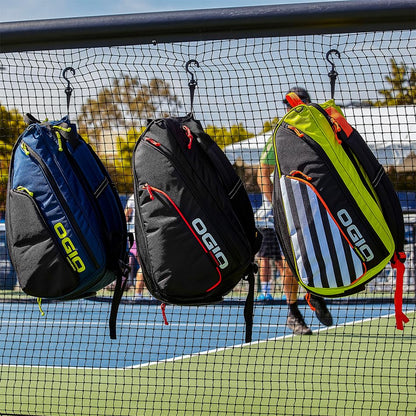 OGIO Pickleball Collection - color: Black/Red, style: Duffel