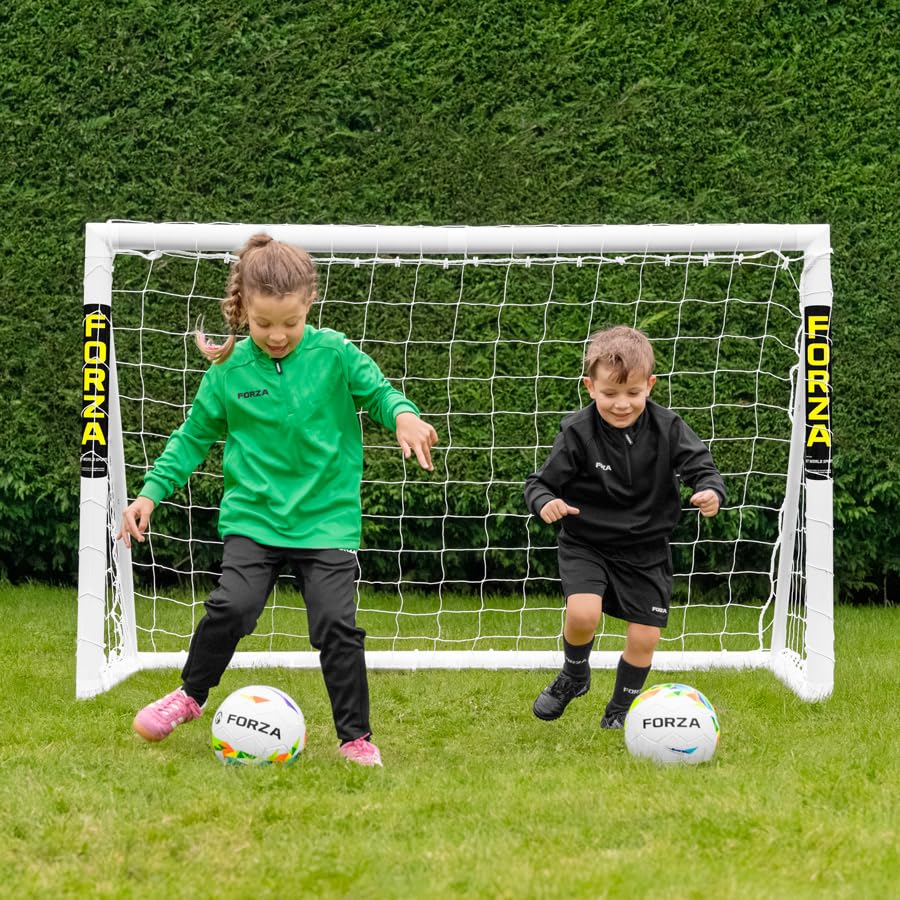 FORZA 6 x 4ft Kids Soccer Goal - The World’s #1 Backyard Goal! | 100% UK-Made, 2 Min Setup, Unbreakable Goalpost Bundle - Buy FORZA, Play Forever! - style: 1. Goal