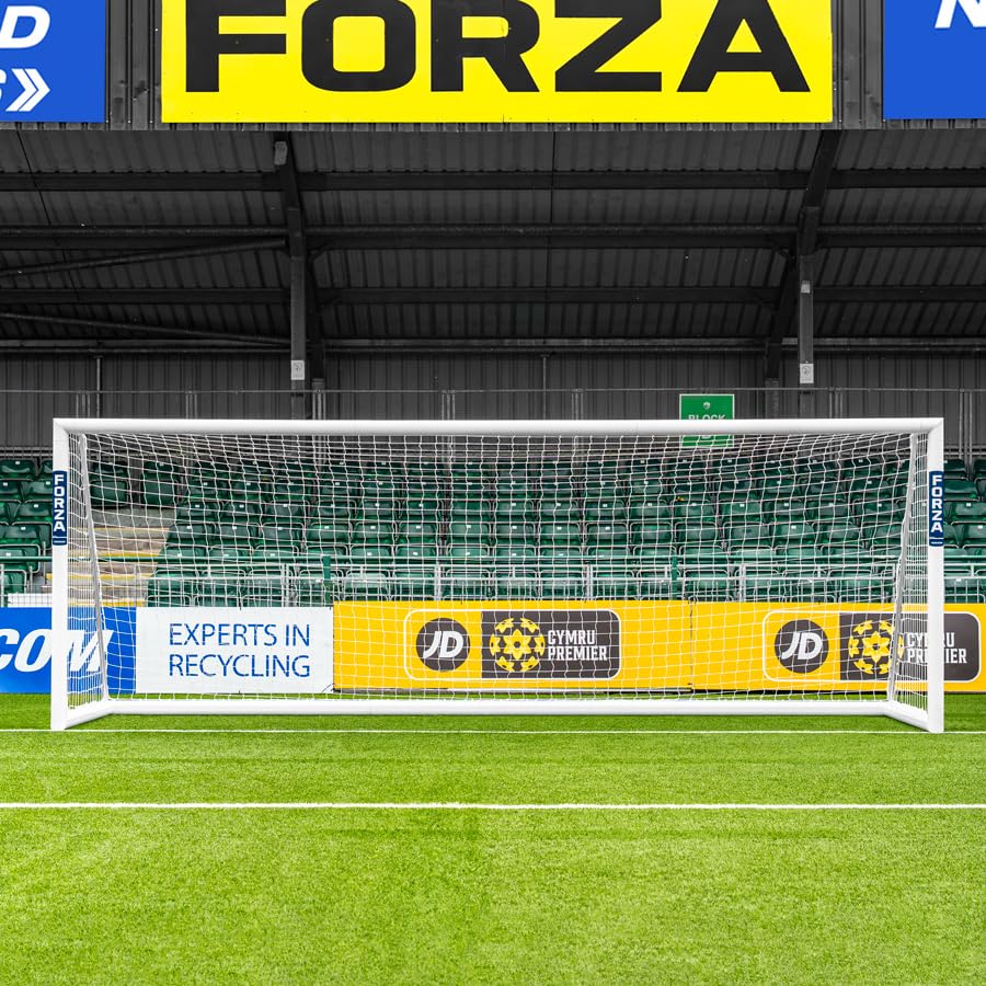FORZA Aluminum Soccer Goals [11 Sizes] | Professional Soccer Goal Posts *The Goal Nets Used by MLS & Premier League Clubs* - size: 18.5ft x 6.5ft, style: Alu110 Freestanding
