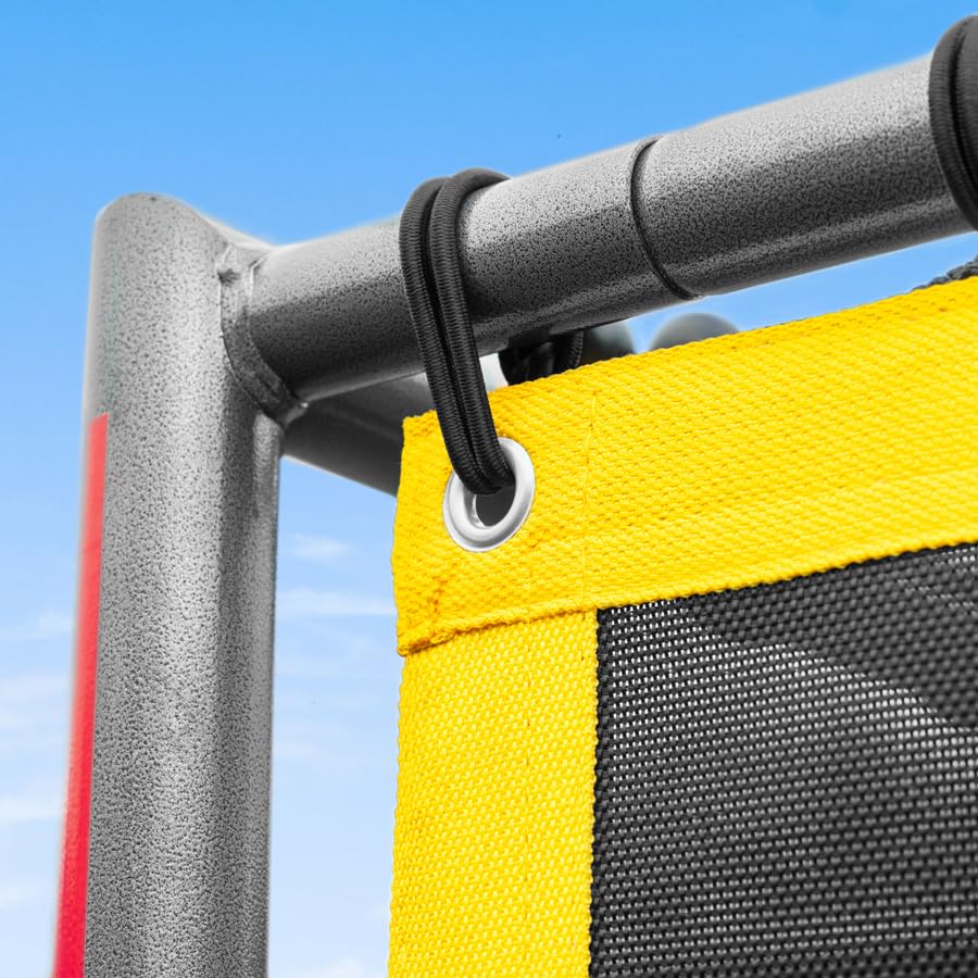 FORZA Steel42 Goal Rebounder Net Kit – Football Training Aid with Durable Double-Sided Net & Side Sheets for Solo Practice & Team Drills - Goal NOT Included - size: 10ft x 6.5ft