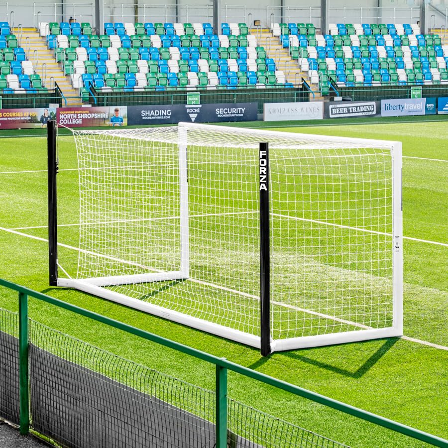 FORZA Aluminum Soccer Goals [11 Sizes] | Professional Soccer Goal Posts *The Goal Nets Used by MLS & Premier League Clubs* - size: 16ft x 7ft, style: Alu110 Stadium Box
