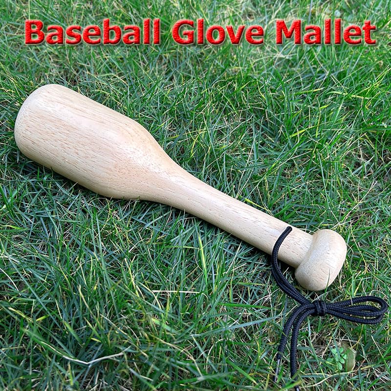 Baseball Glove Mallet,One Piece Solid Construction Softball Hammer for Glove Break-in and Shaping
