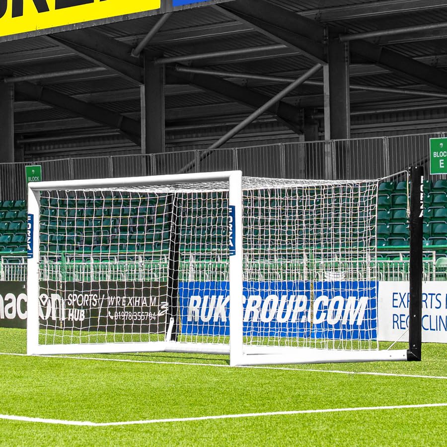 FORZA Aluminum Soccer Goals [11 Sizes] | Professional Soccer Goal Posts *The Goal Nets Used by MLS & Premier League Clubs* - size: 16ft x 7ft, style: Alu110 Stadium Box
