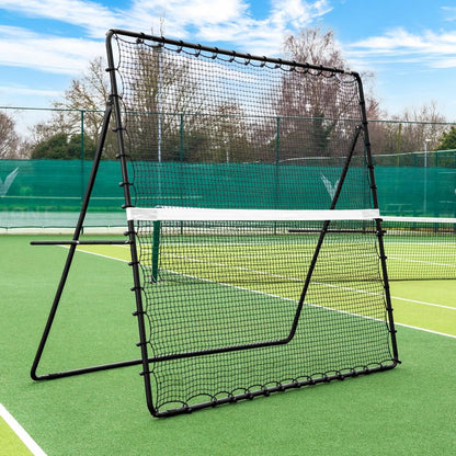 Vermont RapidFire Jumbo Tennis Rebounder Net | 9ft x 7ft | Groundstroke & Volleying Practice | Solo Tennis Trainer