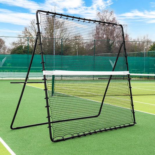 Vermont RapidFire Jumbo Tennis Rebounder Net | 9ft x 7ft | Groundstroke & Volleying Practice | Solo Tennis Trainer