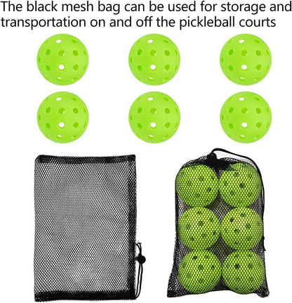 6 Pack Sports Outdoor Pickleballs - 40 Pickleball Balls - USA Pickleball Balls (USAPA) Approved - Official US Open Ball - color: Green, style: 36 - Pack