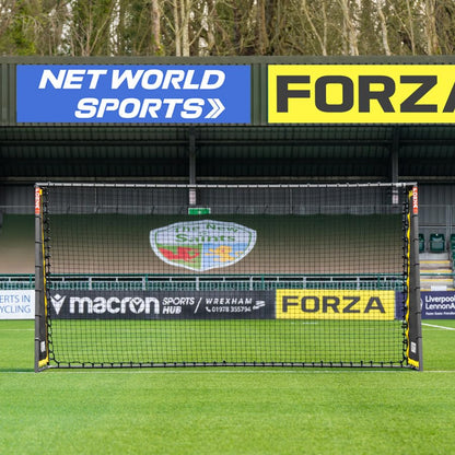 FORZA Steel42 Goal Rebounder Net Kit – Football Training Aid with Durable Double-Sided Net & Side Sheets for Solo Practice & Team Drills - Goal NOT Included - size: 12ft x 6ft