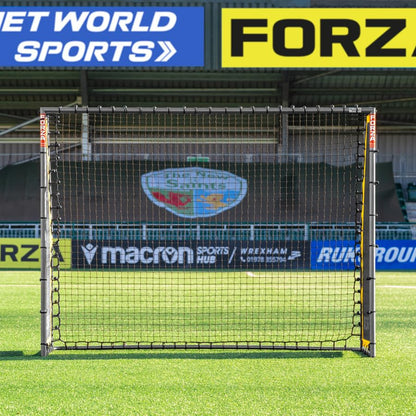 FORZA Steel42 Goal Rebounder Net Kit – Football Training Aid with Durable Double-Sided Net & Side Sheets for Solo Practice & Team Drills - Goal NOT Included - size: 8ft x 6ft