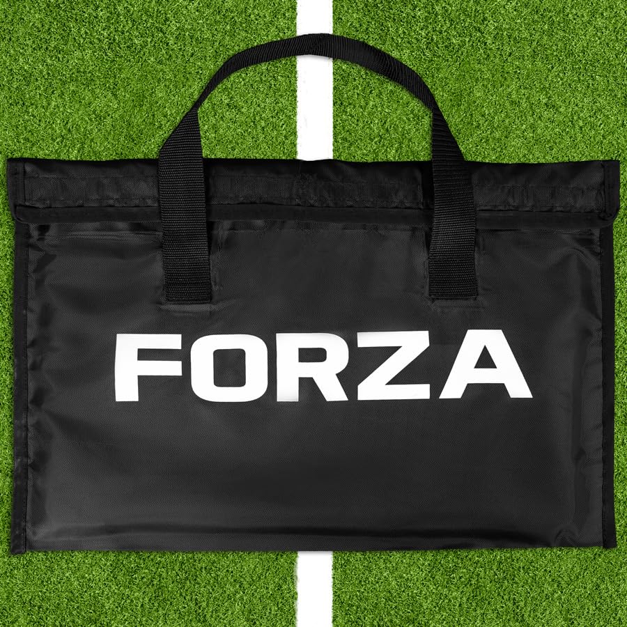 FORZA 35in x 24in Double-Sided Sports Coaching Whiteboard | 13 Sport Options - Dry Erase Board Equipped with Magnetic Markers, Pen & Eraser (Aussie Rules Football, with Carry Bag) - size: With Carry Bag, style: Aussie Rules Football
