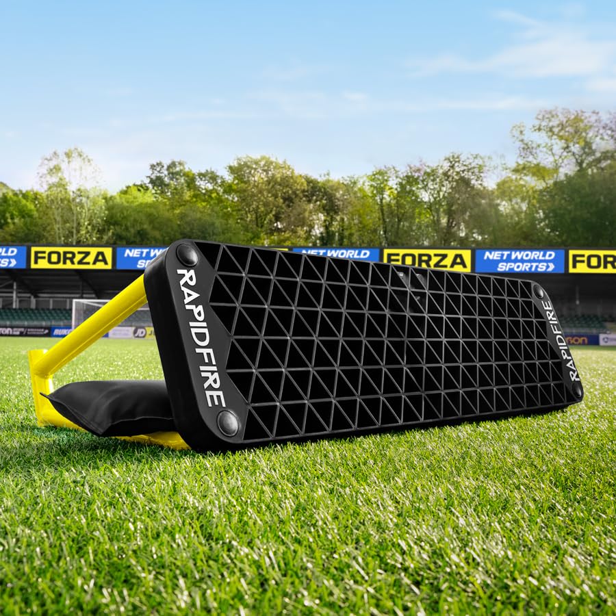 FORZA Wave Soccer Rebounder – Master Your First Touch! World’s #1 4-in-1 Passing Rebound Board – 2min Setup & Unbreakable Stability – Buy FORZA, Play Forever! [Standard or XL] - size: Standard