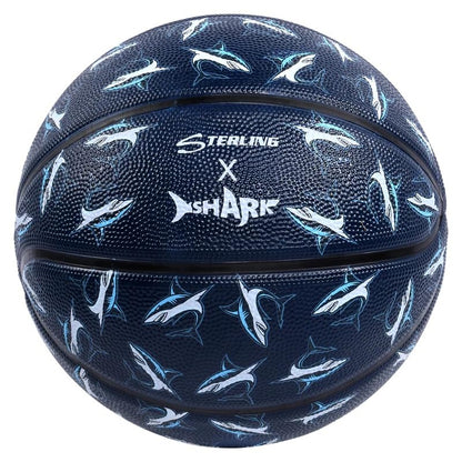 Sterling Athletics Shark Superior Grip Indoor/Outdoor Basketball - Mini Size 3 (22")