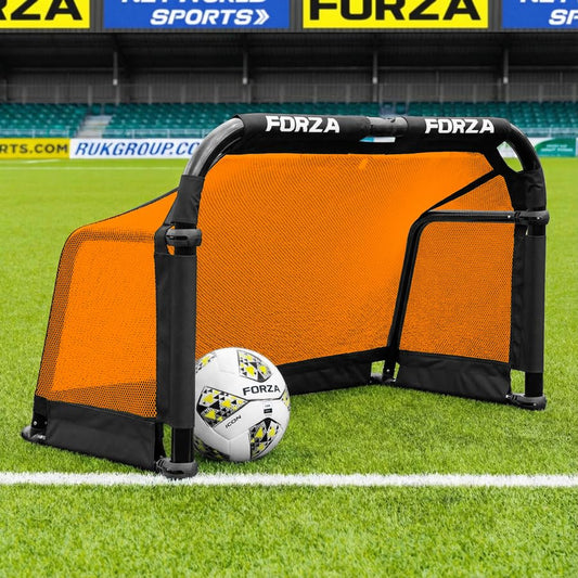 FORZA Aluminum POD Soccer Goals | PRO ALU50 Folding Soccer Goal - Fold-Away & Freestanding Target Goals - x4 Sizes and x9 Colors - color: Orange, size: 3ft x 2ft