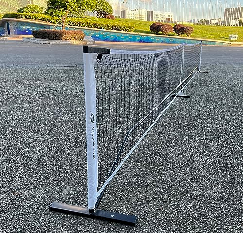 Pickleball Nets, 22 FT Regulation Size Portable Outdoor Picklenet Tennis Net with Carrying Bag for Driveway Backyards
