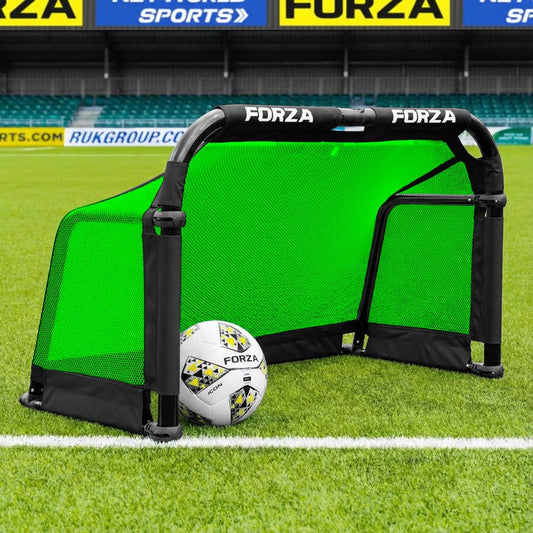 FORZA Aluminum POD Soccer Goals | PRO ALU50 Folding Soccer Goal - Fold-Away & Freestanding Target Goals - x4 Sizes and x9 Colors - color: Green, size: 3ft x 2ft