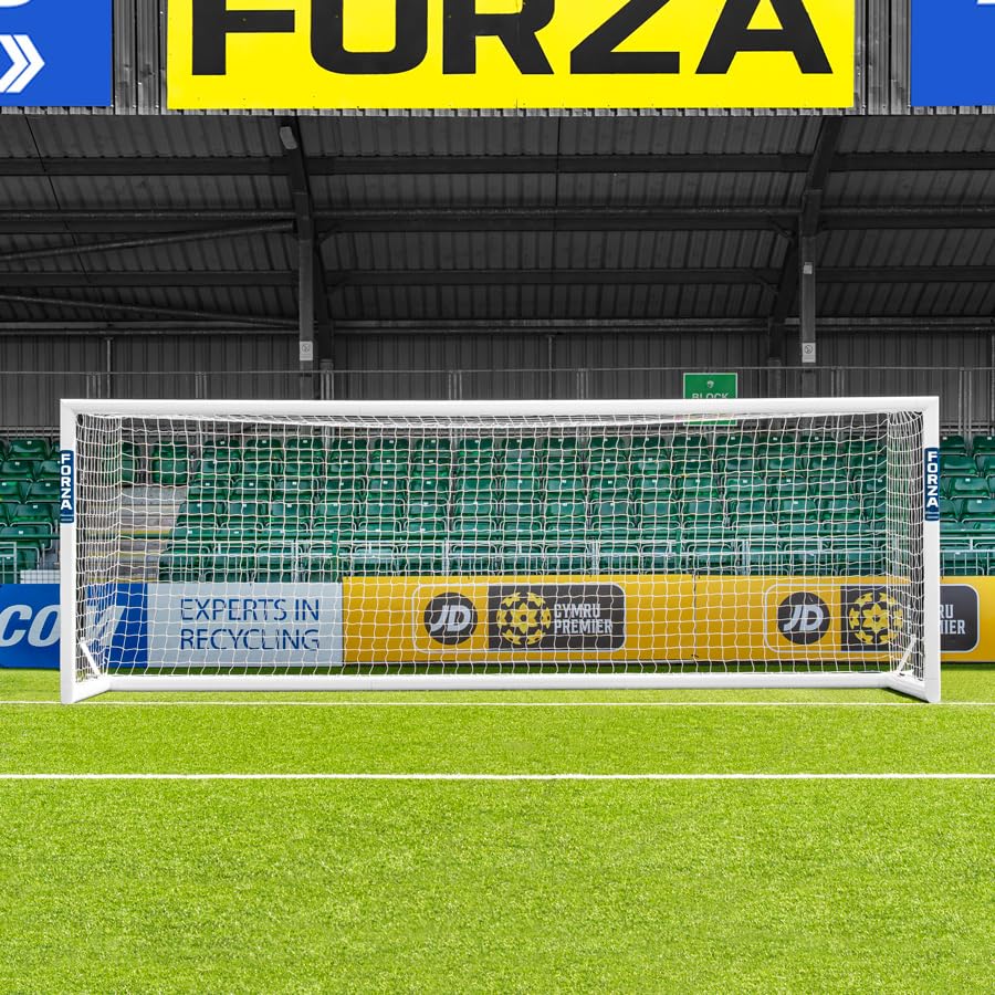 FORZA Aluminum Soccer Goals [11 Sizes] | Professional Soccer Goal Posts *The Goal Nets Used by MLS & Premier League Clubs* - size: 18.5ft x 6.5ft, style: Alu110 Stadium Box