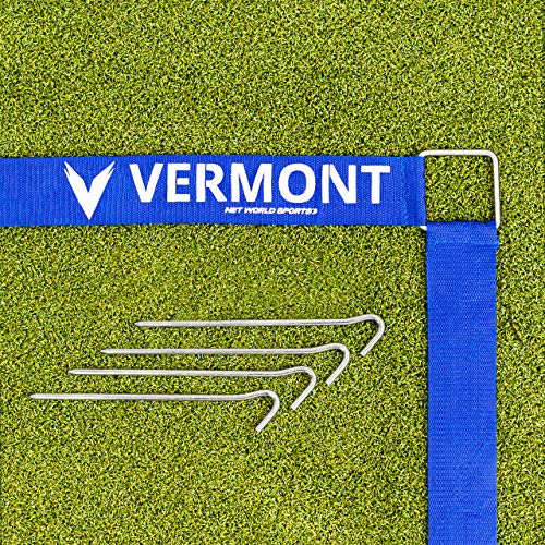 Vermont Volleyball Court Line Marking Kit - Creates a Regulation Size 60ft x 30ft Court | 2in Wide Ultra-Durable Polyester Construction | Ideal for Beach & Outdoor Volleyball