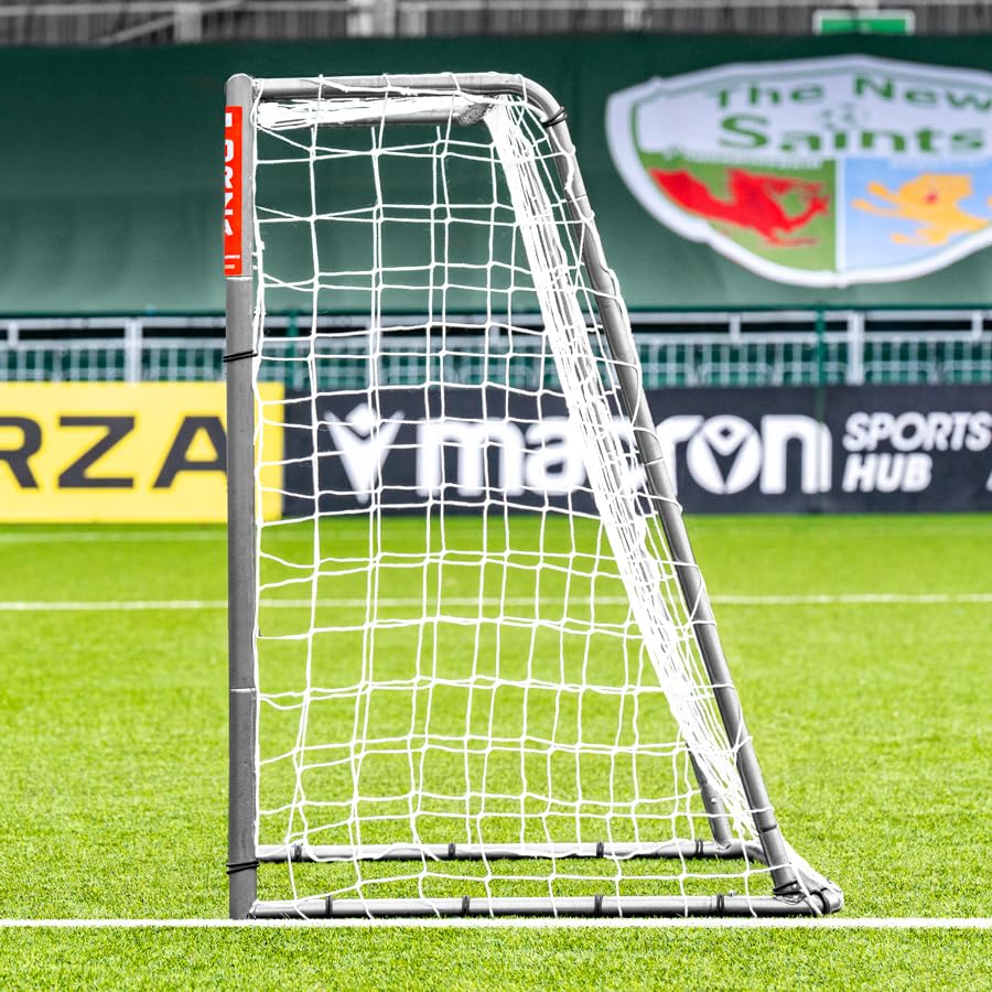 FORZA Steel42 Soccer Goal – Heavy-Duty Steel Garden Goal with 42mm galvanised Frame, Weatherproof net, Tool-Free Setup, Multiple Sizes & Optional rebounder kit - size: 6ft x 4ft, style: Goal Only