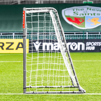 FORZA Steel42 Soccer Goal – Heavy-Duty Steel Garden Goal with 42mm galvanised Frame, Weatherproof net, Tool-Free Setup, Multiple Sizes & Optional rebounder kit - size: 6ft x 4ft, style: Goal Only
