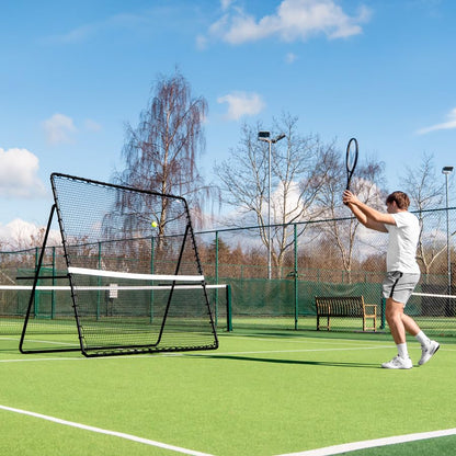 Vermont RapidFire Jumbo Tennis Rebounder Net | 9ft x 7ft | Groundstroke & Volleying Practice | Solo Tennis Trainer