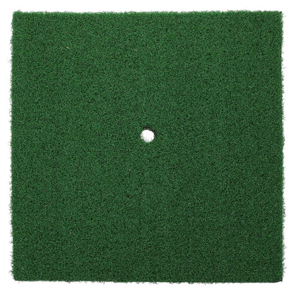 Indoor Golf Practice Mat Portable Swing Training Pad Artificial Turf Hitting Mat for Beginners and Professionals 11.81X11.81 Inches