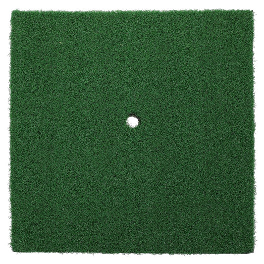 Indoor Golf Practice Mat Portable Swing Training Pad Artificial Turf Hitting Mat for Beginners and Professionals 11.81X11.81 Inches